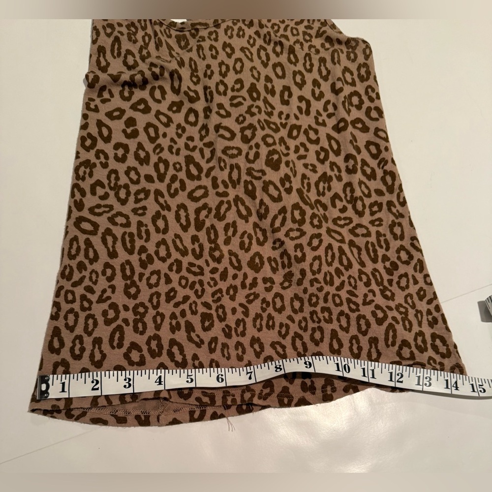 Kirra Tan Leopard Print Tank Top - Picture 4 of 7
